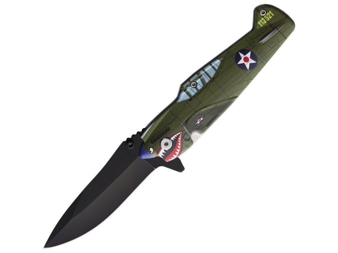 Nůž zavírací FIGHTER PLANE hladké ostří