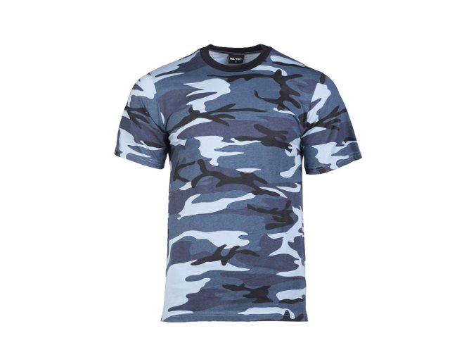 Triko krátký rukáv SKY BLUE CAMO