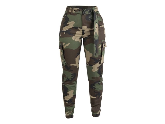 Kalhoty dámské ARMY WOODLAND
