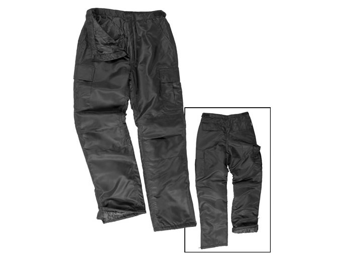 Kalhoty US MA1® THERMO zateplené ČERNÉ