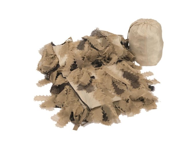 Síť maskovací GHILLIE "OAK LEAF" DESERT