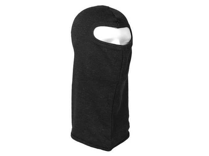 Kukla NOMEX jeden otvor ČERNÁ