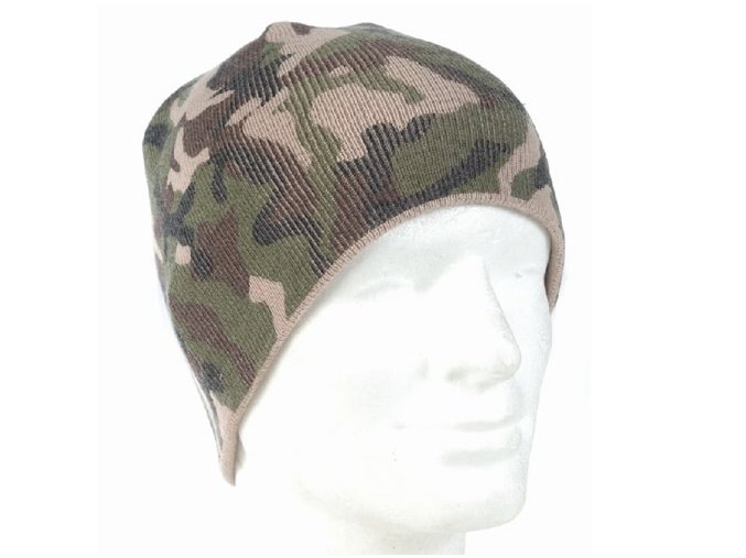 Čepice BEANIE pletená POLYACRYL WOODLAND