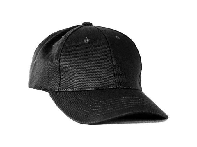 Čepice baseball zdrsněná ČERNÁ