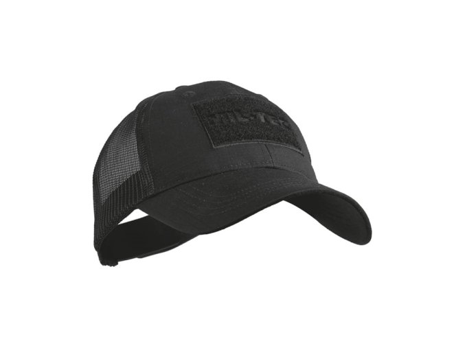Čepice baseball TRUCKER se síťkou ČERNÁ