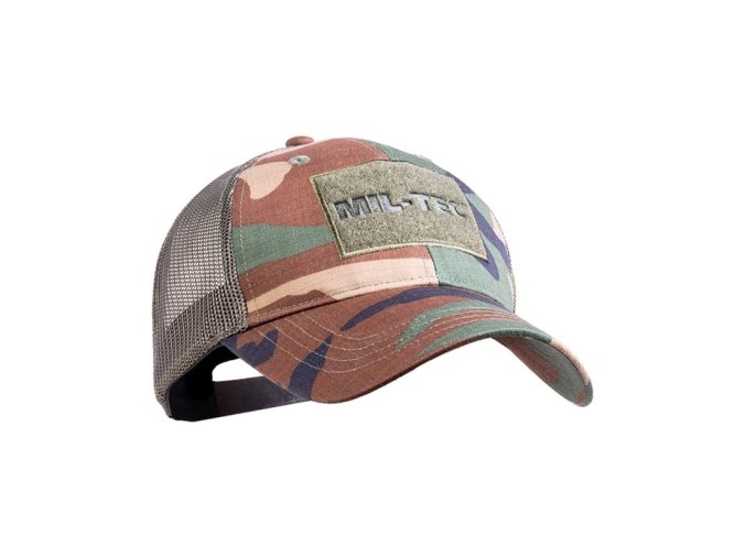 Čepice baseball TRUCKER se síťkou WOODLAND