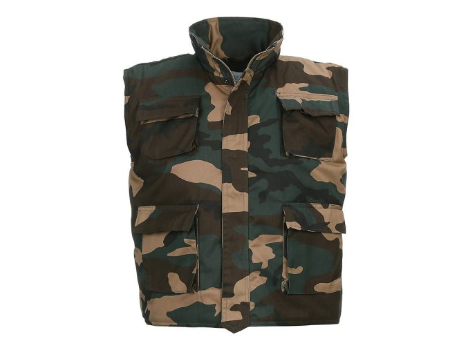 Vesta dětská RANGER zateplená WOODLAND