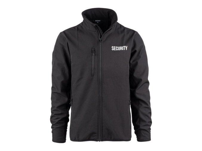 Bunda SECURITY softshell ČERNÁ