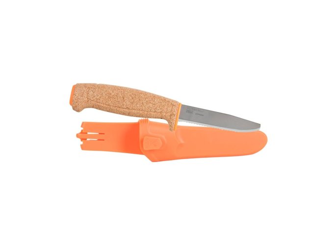 Nůž FLOATING korková rukojeť ORANŽOVÝ