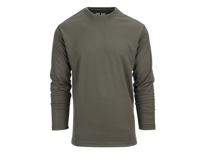 Triko funkční QUICK DRY dlouhý rukáv ZELENÉ