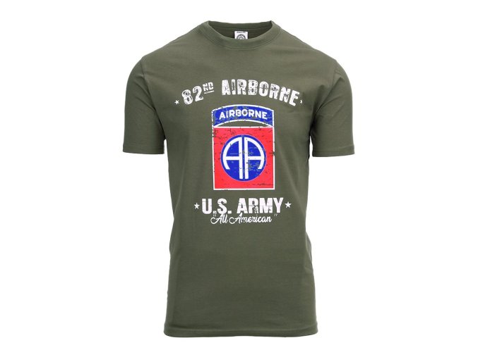 Triko 82nd AIRBORNE ZELENÉ
