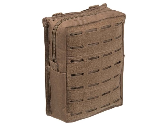 Pouzdro velké vertikální LASER CUT MOLLE DARK COYOTE