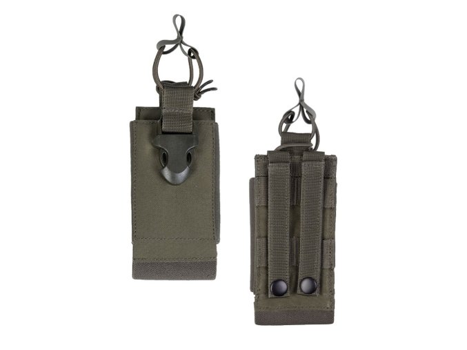 Pouzdro otevřené MOLLE na rádio ZELENÉ