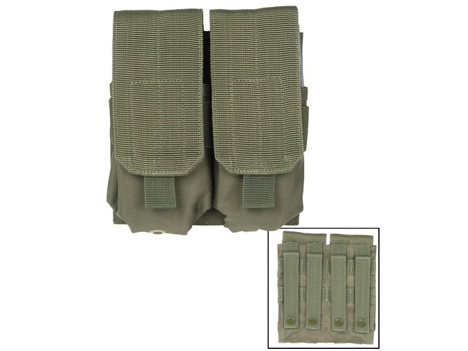 Pouzdro na zásobníky M4/M16 dvojité ZELENÉ