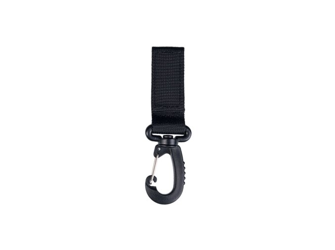 Popruh MODULAR 50mm s plastovou karabinkou ČERNÝ