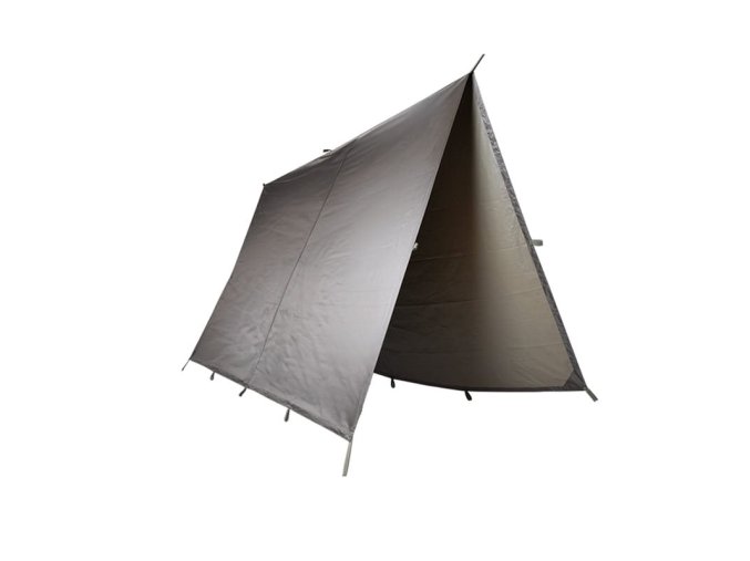 Plachta s poutky TARP 3x3m víceúčelová ZELENÁ