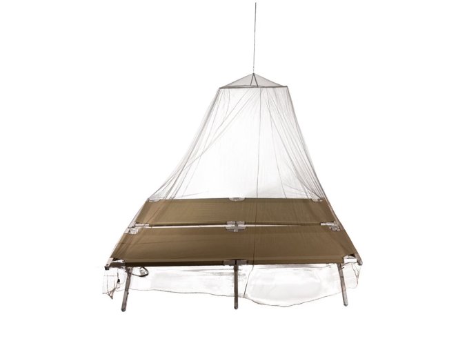Moskytiéra na lůžko DOUBLE JUNGLE 65x250x1250cm ZELENÁ