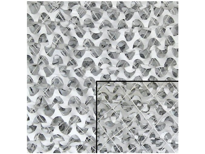 Síť maskovací BASIC MIL BÍLÁ vel.3x3m