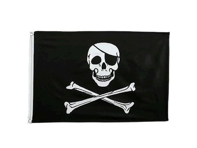 Vlajka PIRÁTSKÁ JOLLY ROGER
