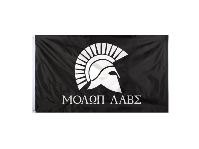 Vlajka MOLON LABE 90 x 150 cm