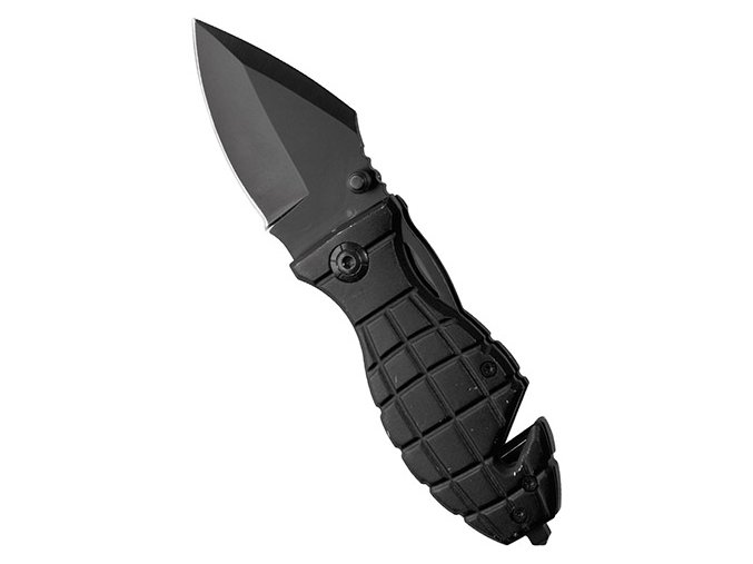 Nůž zavírací GRANÁT ANANAS s řezákem ČERNÝ