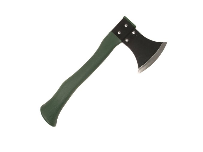 Sekera SURVIVAL plastová ZELENÁ