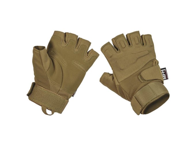 Rukavice PROTECH taktické bez prstů COYOTE