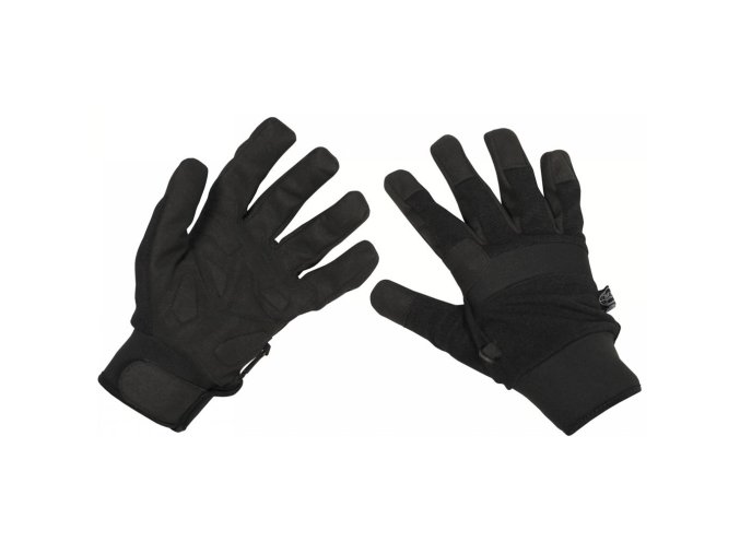 Rukavice SECURITY ochrana proti prořezu ČERNÉ