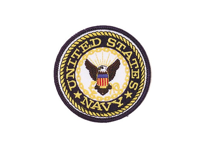 Nášivka U.S. NAVY kulatá 7,5 cm