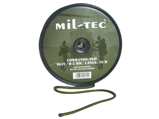 Šňůra COMMANDO ø 7 mm / 50 m ZELENÁ