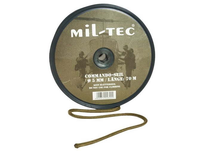 Šňůra COMMANDO ø 7 mm / 50 m COYOTE BROWN