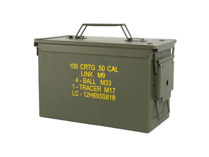 Bedna na munici US M2A1 CAL.50 nová