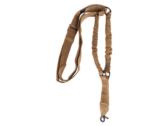 Popruh taktický zbraňový 1-bodový BUNGEE COYOTE