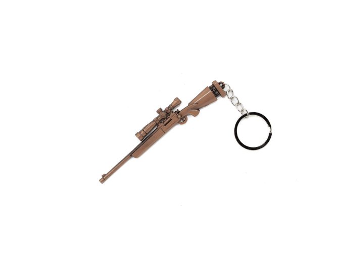 Přívěšek na klíče puška Remington M24 MĚDĚNÝ