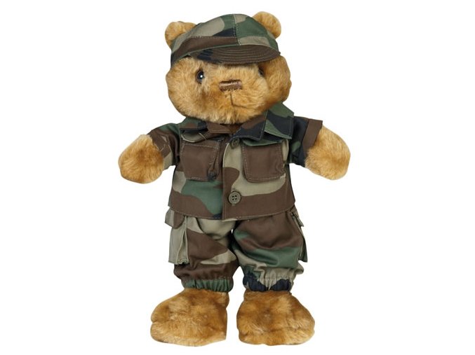 Hračka TEDDY OBLEČENÍ malý - WOODLAND