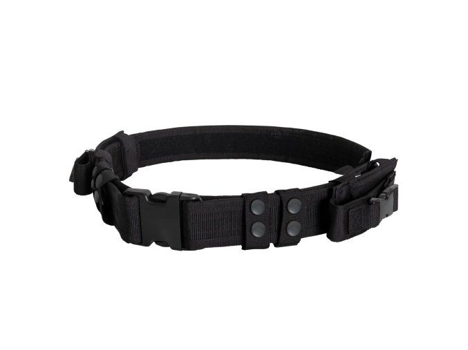 Opasek taktický 5cm se sumkami na pistolové zásobníky ČERNÝ