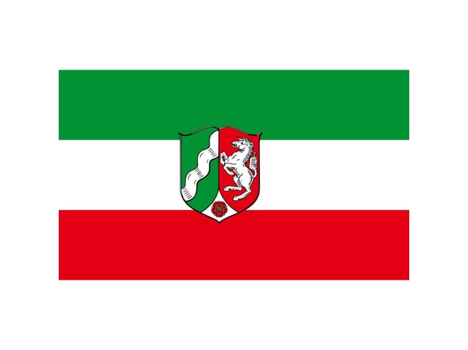 Vlajka SEVERNÍ PORÝNÍ-VESTFÁLSKO