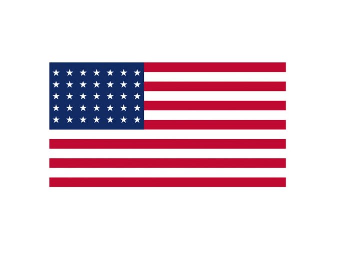 Vlajka USA 48 hvězd