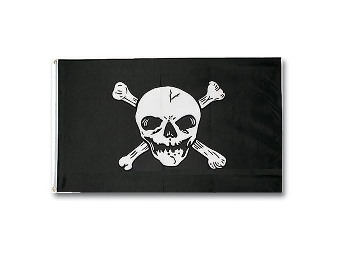 Vlajka PIRÁT (JOLLY ROGER)