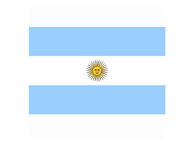 Vlajka státní ARGENTINA