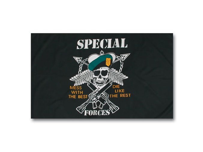 Vlajka motiv US SPEC.FORCES