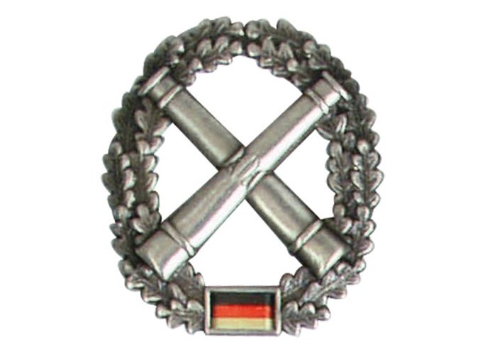 Odznak BW na baret Artillerie truppe