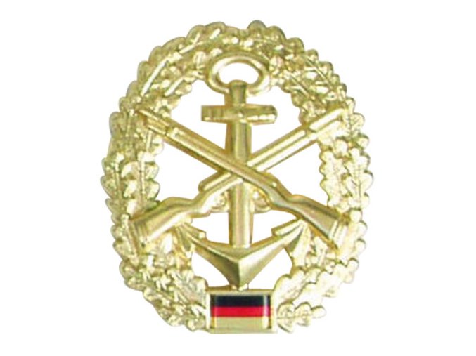 Odznak BW na baret zlatý Marine-Sicherungstruppe