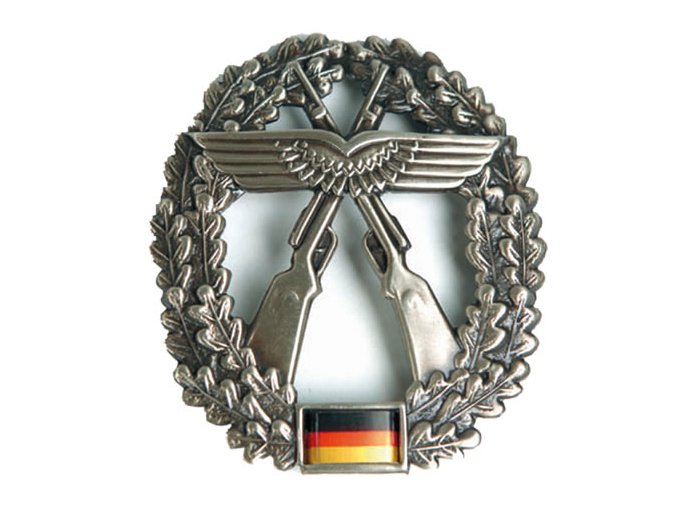 Odznak BW na baret Luftwaffen-Sicherungstruppe