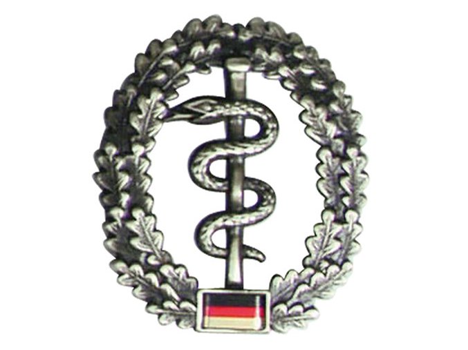 Odznak BW na baret Sanitätstruppe