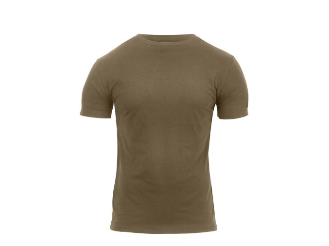 Triko ATHLETIC FIT US COYOTE BROWN
