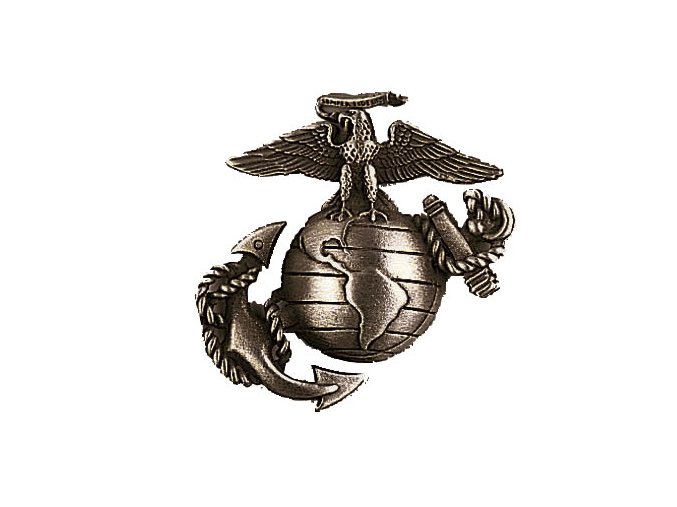 Odznak USMC STŘÍBRNÝ MATNÝ