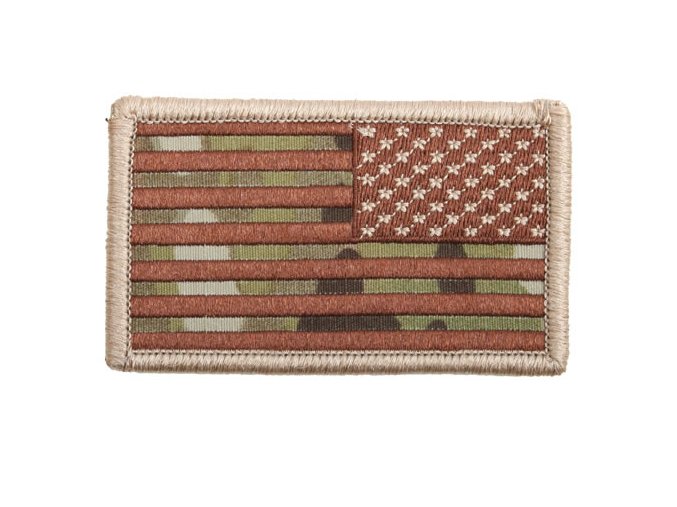 Nášivka USA vlajka reverzní 4,5 x 8,5 cm MULTICAM®