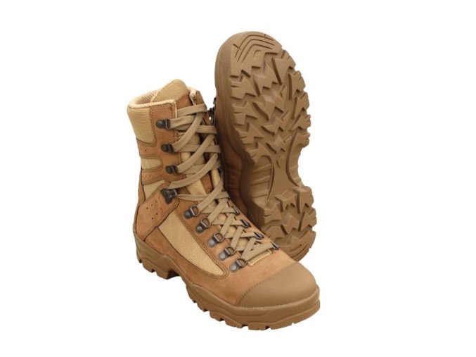 Boty FRANCOUZSKÉ COMBAT FÉLIN PÍSKOVÉ