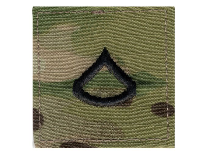 Nášivka hodnosti Private First Class E-3 velcro OCP®